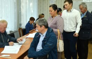 Первые данные о явке – 12,4% Первые данные о явке – 12,4%