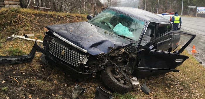 Пенсионерка устроила аварию на Чуйском тракте