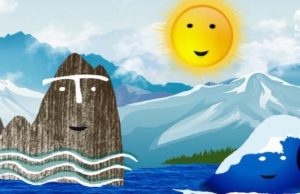 Мультфильм о том, как Гора и Телецкое озеро слушали Солнце