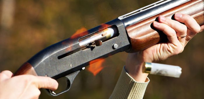 Пьяный дебошир пытался отпугнуть полицейских выстрелом из ружья
