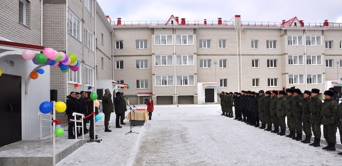 В Ташанте построили дом для пограничников