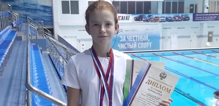 Школьница из Горного Алтая стала призером всероссийских соревнований по плаванию