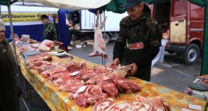 Посетители сельхозярмарки купили более 14 тонн мяса