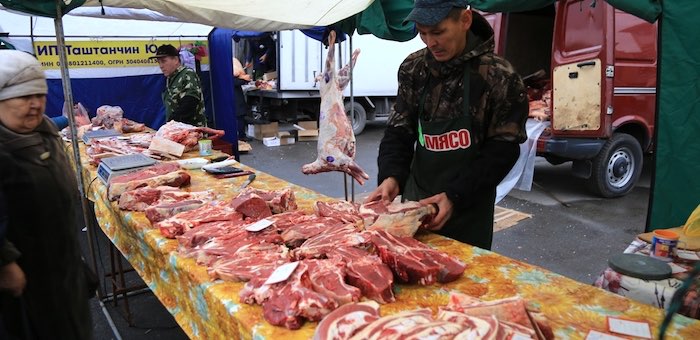 Посетители сельхозярмарки купили более 14 тонн мяса