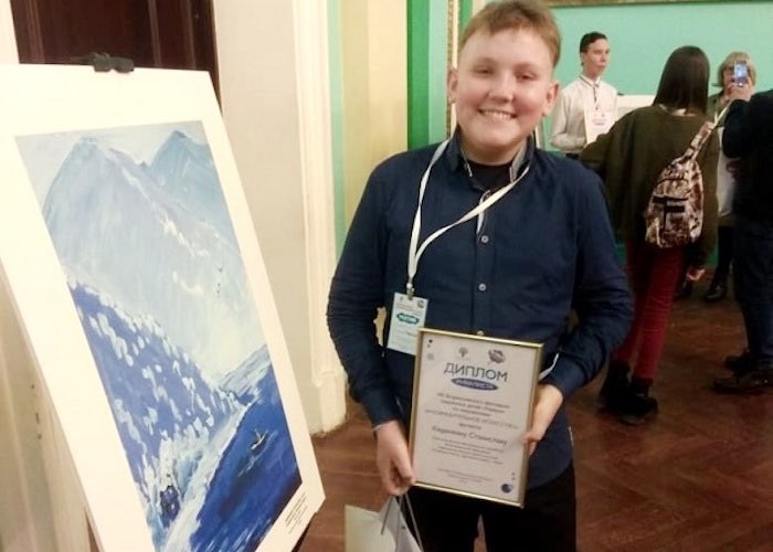 Юный художник с Алтая вышел в финал фестиваля одаренных детей «Уникум»