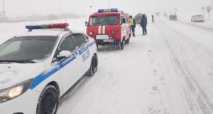 Из-за непогоды ограничено движение транспорта в сторону Барнаула