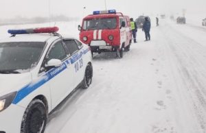 Из-за непогоды ограничено движение транспорта в сторону Барнаула