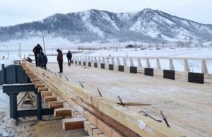 Завершилось строительство моста через реку Каярлык Завершилось строительство моста через реку Каярлык
