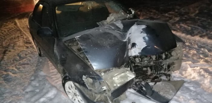 Молодая сельчанка без прав разбила машину на дороге «Талда – Карагай»