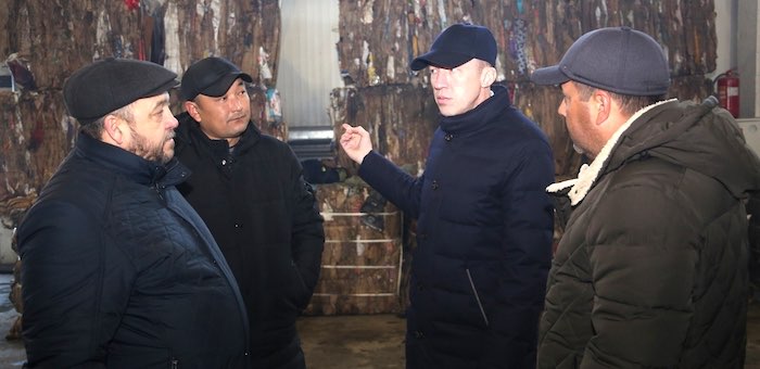 Олег Хорохордин проинспектировал завод по переработке и утилизации ТБО