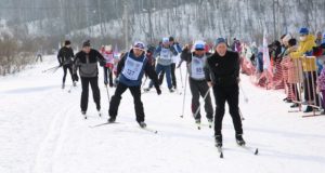 Почти полторы тысячи человек вышли на старт «Лыжни России»