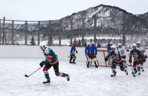 В десяти селах установят хоккейные коробки