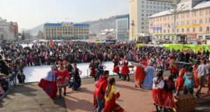 Масленицу отпраздновали в Горно-Алтайске