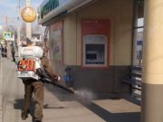 В Горно-Алтайске сегодня проходит повторная дезинфекция городских территорий