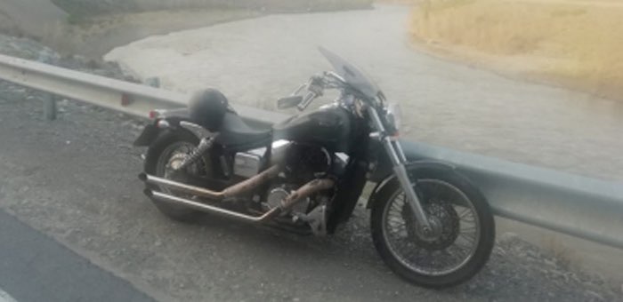 Мотоциклист попал в аварию на опасном участке Чуйского тракта