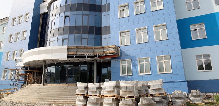 В Горно-Алтайске продолжается строительство медсанчасти МВД