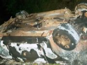 ВАЗ перевернулся и сгорел в Шебалинском районе, водителя ищут ВАЗ перевернулся и сгорел в Шебалинском районе, водителя ищут