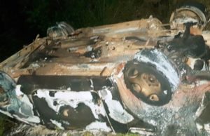 ВАЗ перевернулся и сгорел в Шебалинском районе, водителя ищут ВАЗ перевернулся и сгорел в Шебалинском районе, водителя ищут