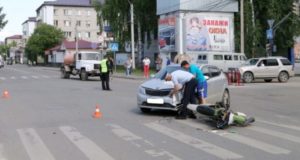 Несовершеннолетний мотоциклист без прав, убегавший от полиции, устроил ДТП Несовершеннолетний мотоциклист без прав, убегавший от полиции, устроил ДТП
