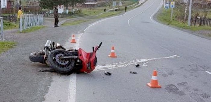 В аварии на Чуйском тракте погиб мотоциклист