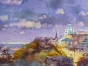 Киев и акварель