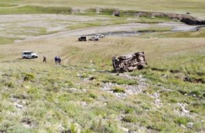 В урочище Бугузун перевернулся УАЗ, водитель погиб В урочище Бугузун перевернулся УАЗ, водитель погиб