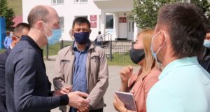Олег Хорохордин посетил Улаганский район