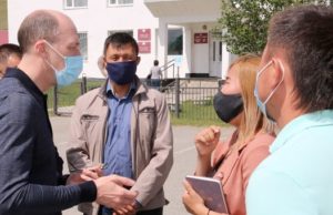 Олег Хорохордин посетил Улаганский район