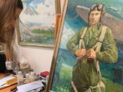 Картина Анастасии Ельниковой представит Горный Алтай в проекте «Война на холсте»