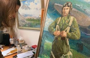 Картина Анастасии Ельниковой представит Горный Алтай в проекте «Война на холсте»