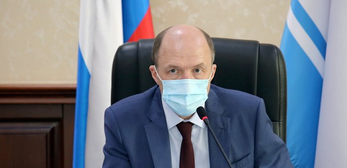 Олег Хорохордин потребовал усилить контроль за соблюдением масочного режима