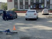 Жительница Бийска сбила пешехода с велосипедом Жительница Бийска сбила пешехода с велосипедом
