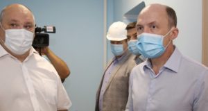 Глава республики посетил с рабочим визитом Усть-Коксу