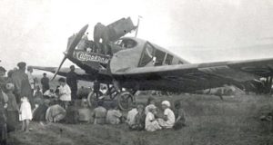 Первый самолет в Горном Алтае