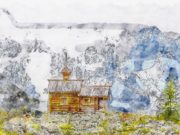 Часовню у Белухи, сожженную сектантом, решили восстановить Часовню у Белухи, сожженную сектантом, решили восстановить
