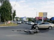 Жесткое столкновение Audi и мотоцикла произошло в Горно-Алтайске Жесткое столкновение Audi и мотоцикла Honda произошло в Горно-Алтайске