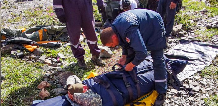 Происшествия с туристами: двое спасены, одна женщина погибла