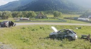 Автотуристы устроили ДТП в Онгудайском районе