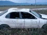 Ночью перевернулась Toyota Sprinter: водитель сбежал, пассажир в больнице Ночью перевернулась Toyota Sprinter: водитель сбежал, пассажир в больнице
