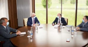 Олег Хорохордин провел переговоры с руководителем Российского союза промышленников и предпринимателей Олег Хорохордин провел переговоры с руководителем Российского союза промышленников и предпринимателей