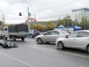 Нетрезвый мотоциклист без прав врезался в остановившийся перед ним автомобиль Нетрезвый мотоциклист без прав врезался в остановившийся перед ним автомобиль