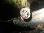 Ночью в Горно-Алтайске перевернулась Toyota Corolla Ночью в Горно-Алтайске перевернулась Toyota Corolla