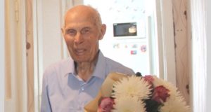 Ветеран Михаил Нечаев отмечает 95-летие Ветеран Михаил Нечаев отмечает 95-летие