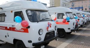 Новые автомобили скорой помощи поступили в Республику Алтай