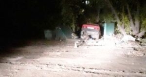 Нетрезвый горожанин въехал в контейнерную площадку Нетрезвый горожанин въехал в контейнерную площадку