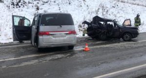 Жесткое ДТП на Чуйском тракте: недалеко от Мыюты столкнулись два автомобиля