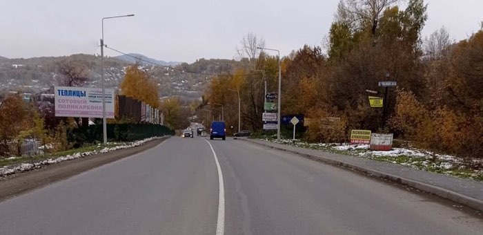 Дорожники завершили ремонт подъезда к Горно-Алтайску