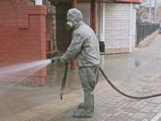 Дезинфекция общественных территорий продолжается в Горно-Алтайске
