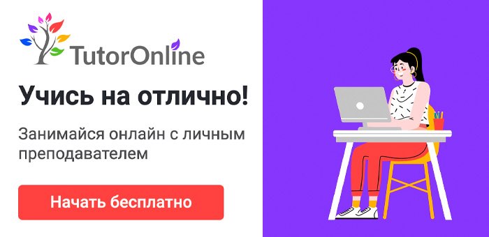 Занятия с репетитором через интернет. Промокод внутри