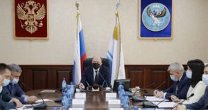 Олег Хорохордин провел заседание оперштаба по коронавирусу Олег Хорохордин провел заседание оперштаба по коронавирусу